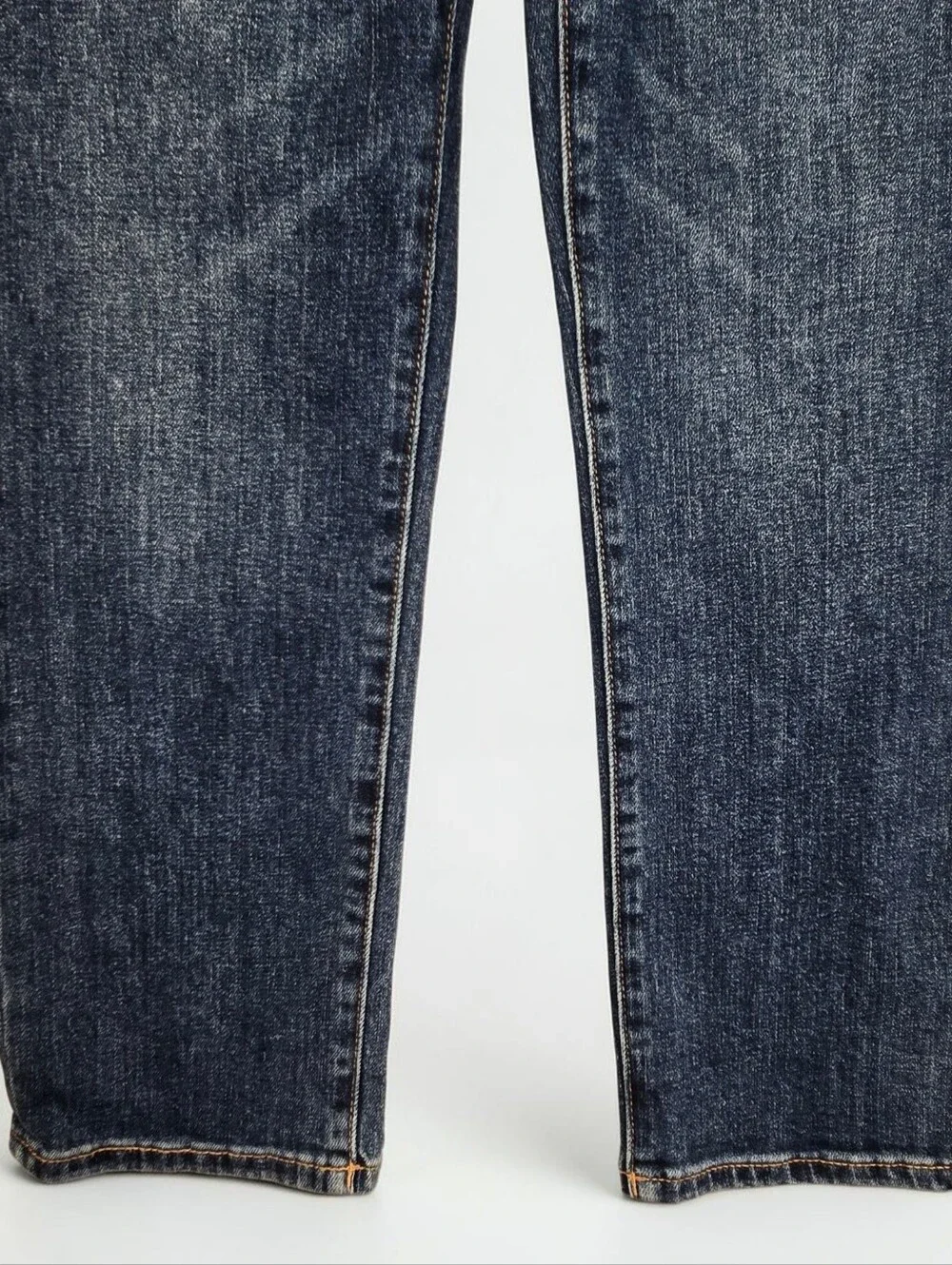 Mother The Dazzler Shift Jean Size 27 Dark Blue Denim Straight Leg Mid-rise